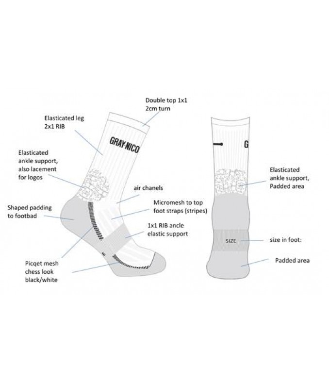 Gray Nicolls Pro Performance Padded Cricket Socks
