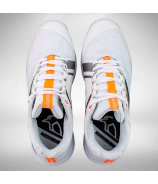 Kookaburra KC 2.0 Spike Cricket Shoes - Black/Orange (2021)