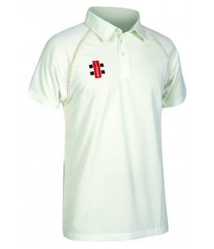 Gray-Nicolls Matrix Cricket Shirt - Ivory Piping