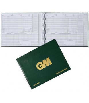 Gunn & Moore 100 innings hardback scorebook