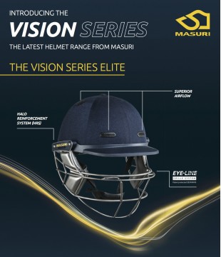 Masuri Vision Elite Steel Cricket Helmet 