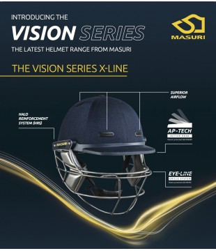 Masuri Vision XLine Steel Cricket Helmet