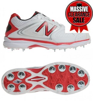 New Balance CK4030AV Cricket Shoes (Red/White)