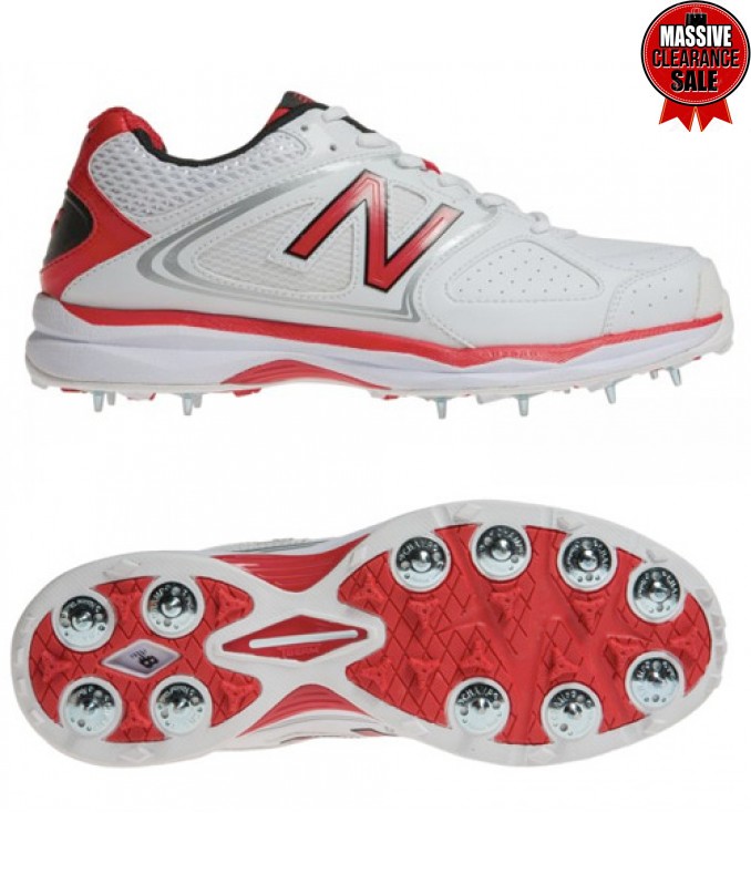 New Balance CK4030AV Cricket Shoes (Red/White)