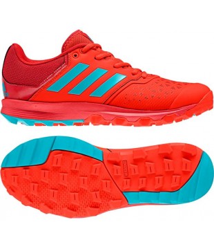 Adidas FlexCloud Hockey Shoes - Red/Aqua 