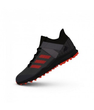 Adidas Zone Dox 1.9S Hockey Shoes - Black/Red